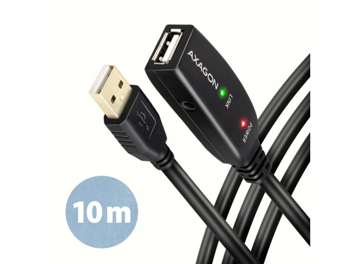ADR-210 USB 2.0 A-M -> A-F aktywny kabel przedłużacz/wzmacniacz 10m