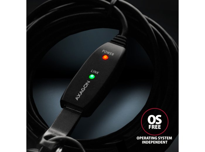 ADR-305 USB 3.0 A-M -> A-F aktywny kabel przedłużacz/wzmacniacz 5m