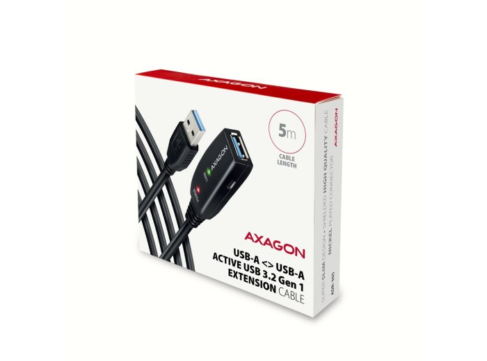 ADR-305 USB 3.0 A-M -> A-F aktywny kabel przedłużacz/wzmacniacz 5m
