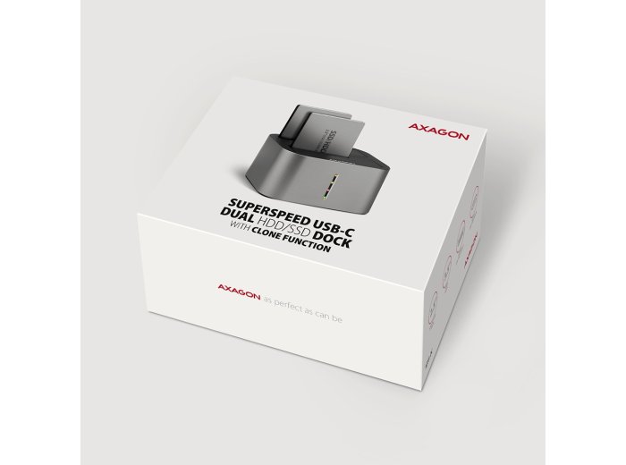 ADSA-DC Stacja dokująca USB 3.2 Gen 1 - 2x SATA 6G 2.5"/3.5" SSD/HDD