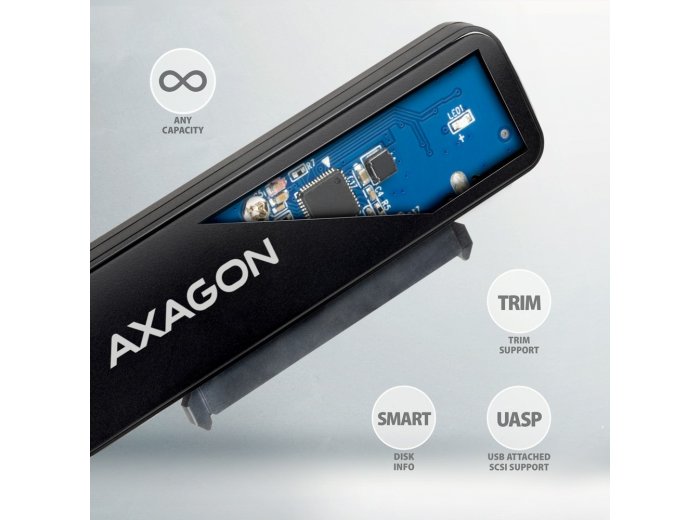 ADSA-FP2C Adapter USB-C 5Gbps SATA 6G 2.5" HDD/SSD FASTPort2