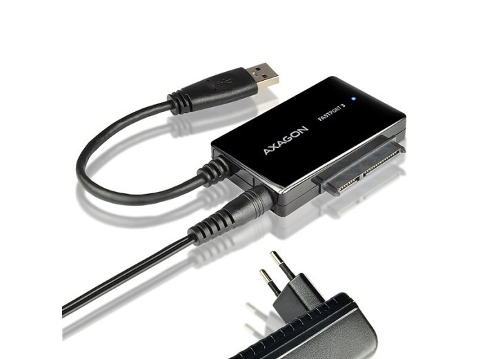 ADSA-FP3 Adapter USB 3.2 Gen 1 - SATA 6G HDD FASTport3 (2.5", 3.5", 5.25") w tym zasilacz