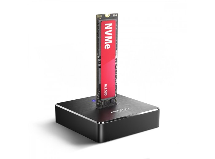 ADSA-M2C11 Stacja dokująca USB-C 3.2 Gen 2 ALU - 1 x NVMe /SATA M.2 10Gbps