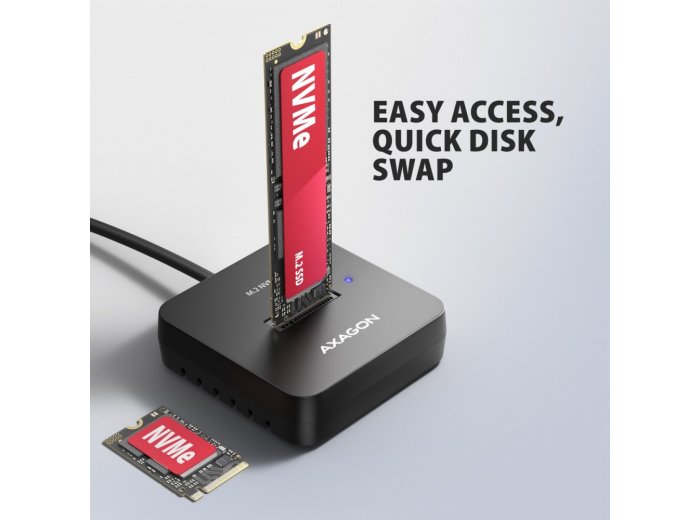 ADSA-M2C11L Stacja dokująca USB-C 3.2 Gen 2 - 1 x NVMe M.2 10Gbps