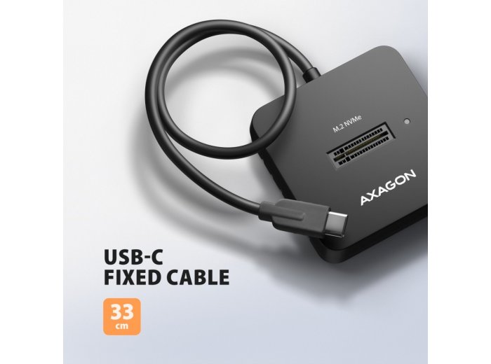 ADSA-M2C11L Stacja dokująca USB-C 3.2 Gen 2 - 1 x NVMe M.2 10Gbps