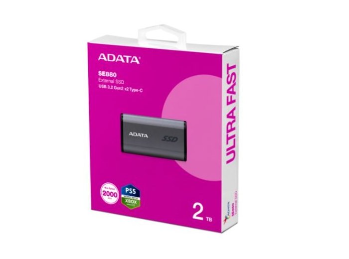 Dysk zewnętrzny SSD SE880 2TB USB3.2A/C Gen2x2