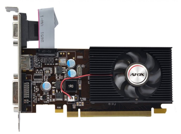 Karta graficzna - Geforce GT210 1GB DDR2 64Bit DVI HDMI VGA LP Fan V7
