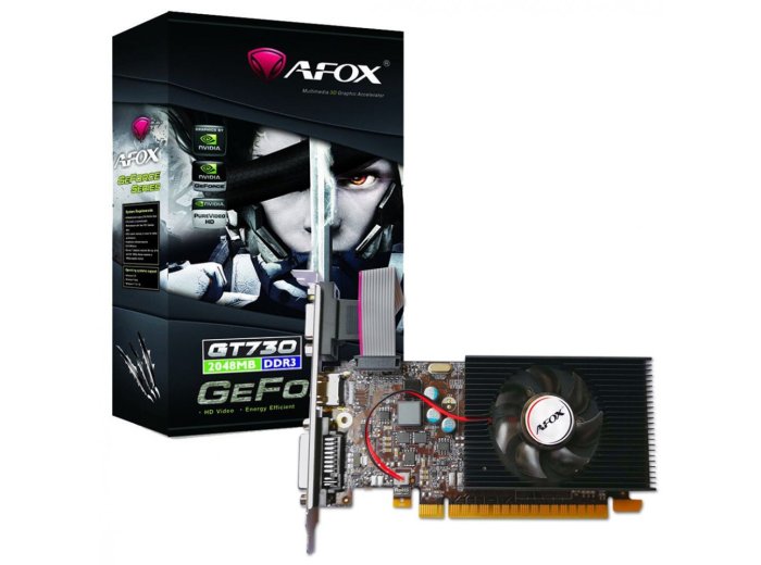 Karta graficzna GeForce GT 730 1GB DDR3 64Bit DVI HDMI VGA LP Fan V1