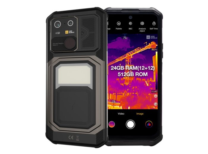 AGM G3 PRO 17,1 cm (6.72") Dual SIM Android 15 5G USB Type-C 12 GB 512 GB 10000 mAh Czarny