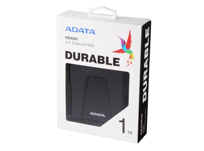 Dysk zewnętrzny HDD ADATA HD680 (1TB; 2.5"; USB 3.2; czarny)