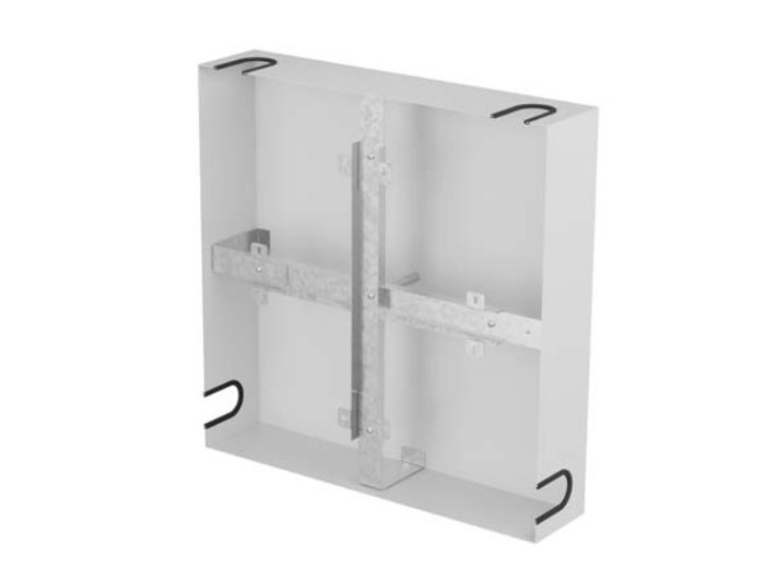 Stelaż zapasu kabla 500x500 szary AK-3155-S