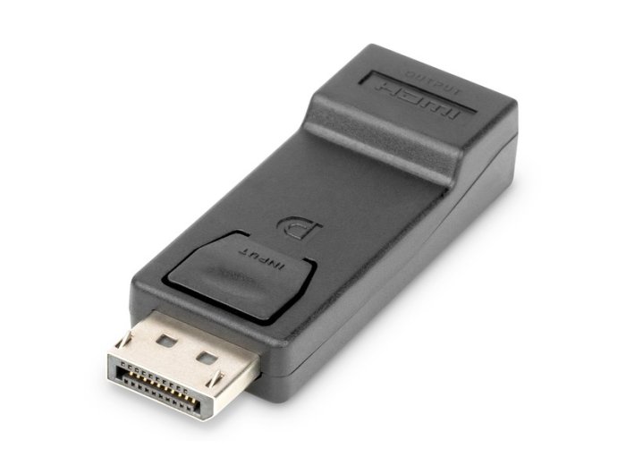 Adapter Displayport 1080p 60Hz FHD Typ DP/HDMI A M/Ż czarny