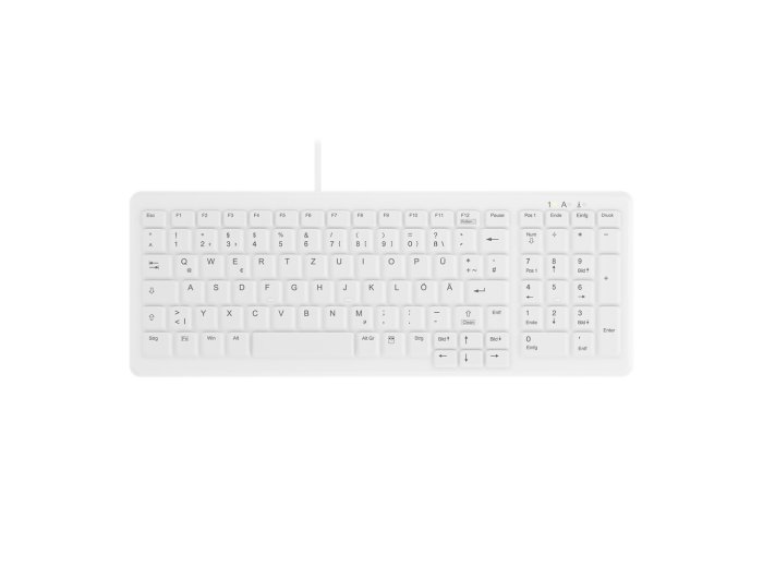Contour Design Active Key AK-C7000 klawiatura Medyczna USB QWERTZ Niemiecki Biały