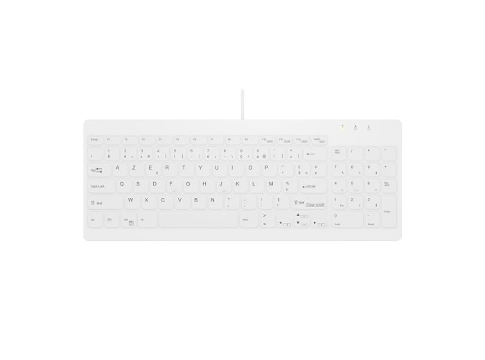 Contour Design Active Key AK-C7012 klawiatura Medyczna USB Francuski Biały