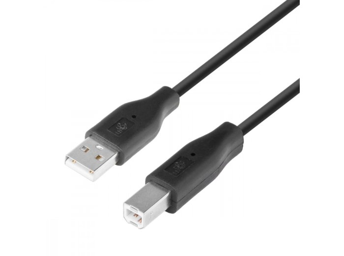 Kabel USB AM-BM 1.8 czarny