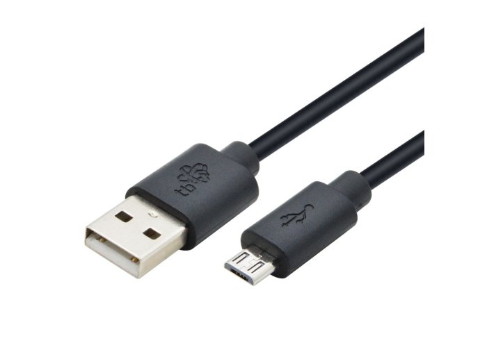 Kabel USB-Micro USB 1.8m czarny