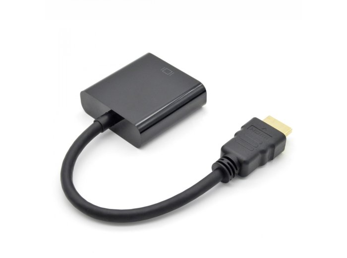 Adapter HDMI M-VGA F 15 cm