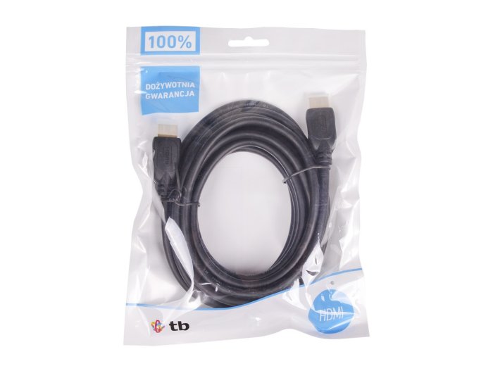 Kabel HDMI 1.4 pozłacany 1.8 m.