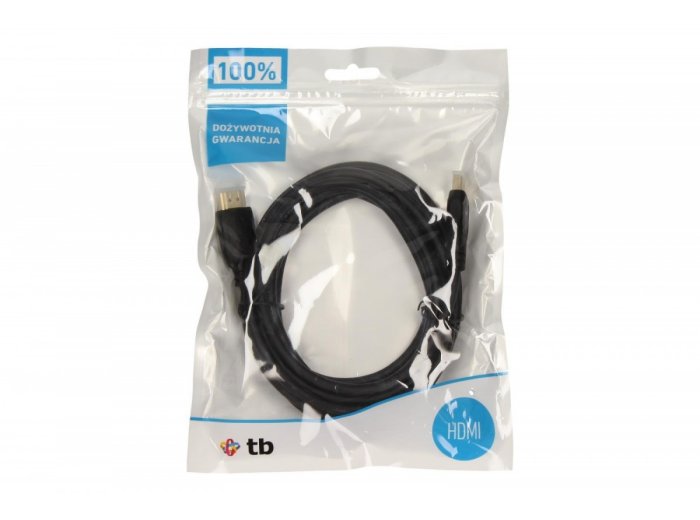 Kabel HDMI 1.4 pozłacany 3m.