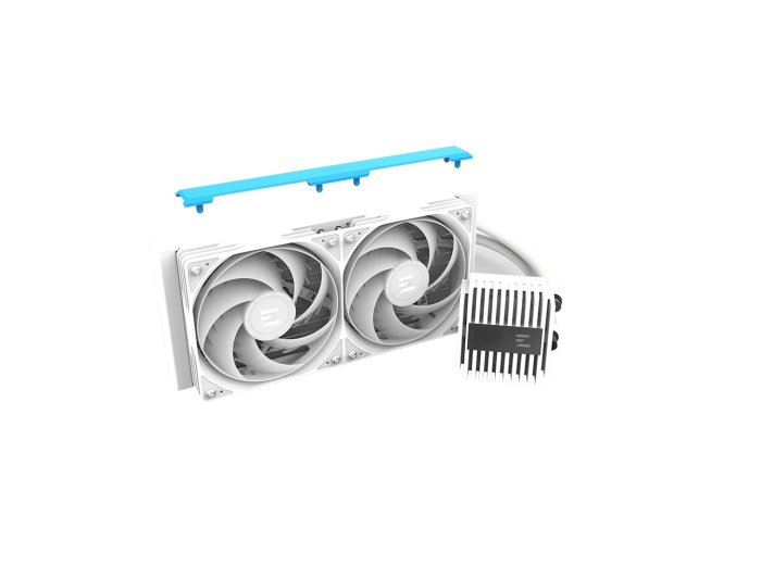 Chłodzenie procesora ALPHA2 V2 A24 240 mm CPU Liquid Cooler białe