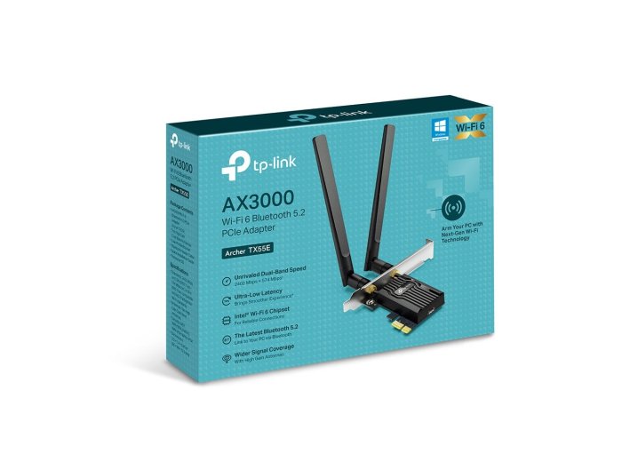 Karta sieciowa Archer TX55E, WiFi 6, PCI-E AX3000