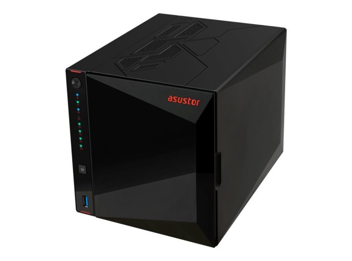 Asustor AS5404T serwer danych NAS Intel® Celeron® N5105 4 GB DDR4 0 TB ADM Czarny