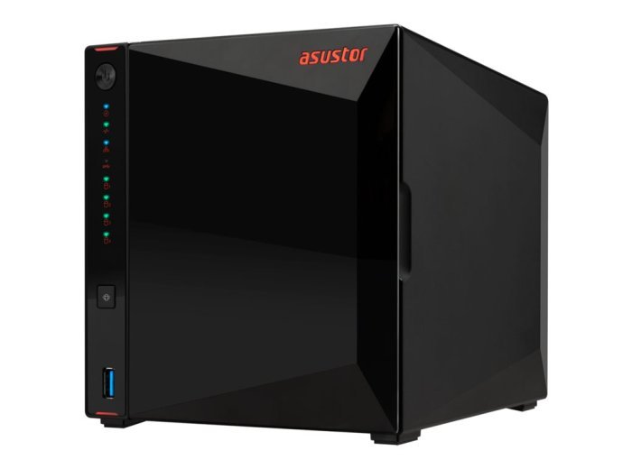 Asustor AS5404T serwer danych NAS Intel® Celeron® N5105 4 GB DDR4 0 TB ADM Czarny