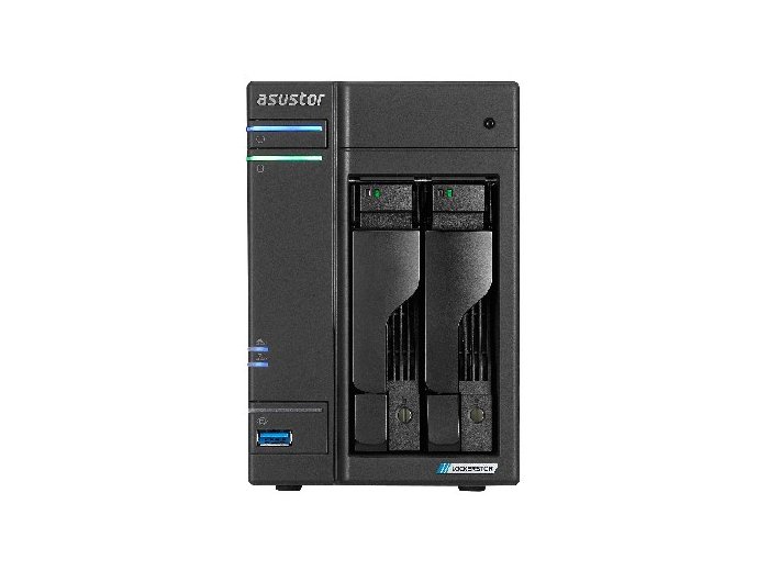 Asustor LOCKERSTOR 2 Gen2 + (AS6702T v2) NAS Desktop Intel® Celeron® N5105 4 GB DDR4 0 TB ADM Czarny