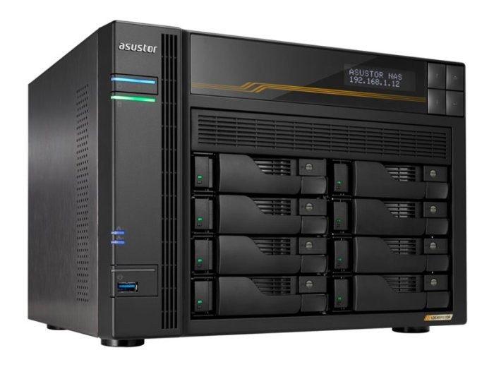 Asustor LOCKERSTOR 6 Gen3 (AS6806T) NAS Desktop AMD Ryzen V3C14 16 GB DDR5 ADM Czarny