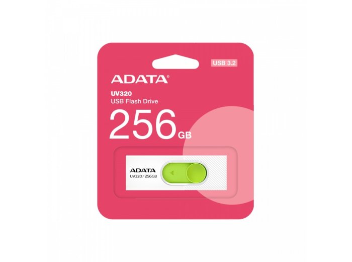 Pendrive UV320 256GB USB3.2 biało-zielony