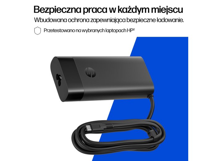 Zasilacz sieciowy HP 140W Laptop Charger USB-C czarny B7NM4AA