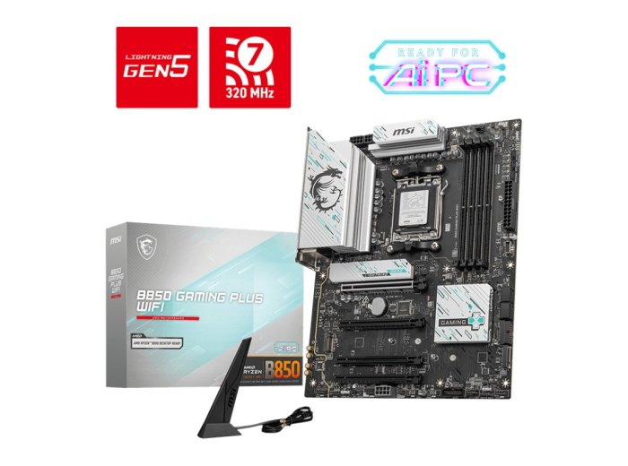 Płyta główna B850 GAMING PLUS WIFI7 AM5 4DDR5 ATX