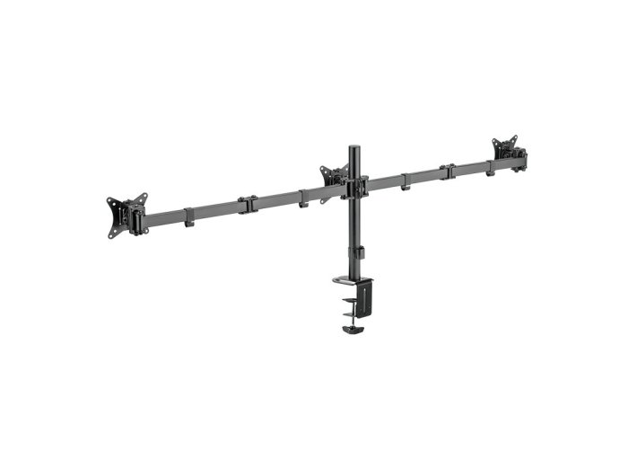 Uchwyt na 3 monitory 17 -27 cali, max 7kg na ramie