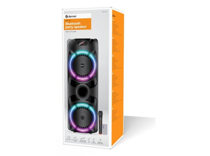 Głośnik imprezowy Denver BPS-459 Bluetooth 20W Czarny