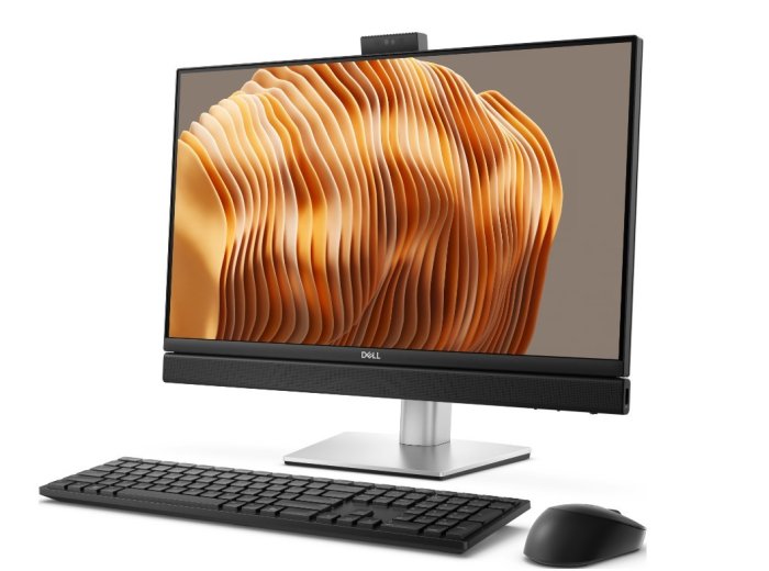 Komputer Dell Pro 24 All-in-One Plus QB24250 W11Pro U7 265/16GB/512GB/23.81 FHD/Int/FHD Cam/Mic/WLAN+BT/WirelessKb&Mouse/160W/3YPS