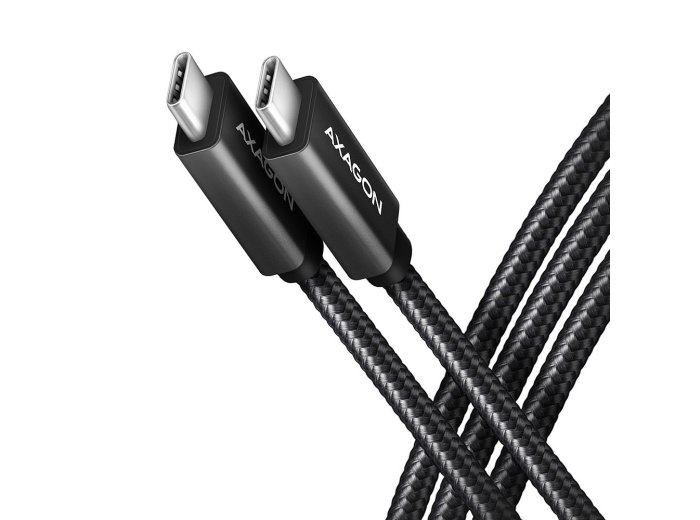 BUCM32-CM10AB Kabel USB-C - USB-C 3.2 Gen 2, 1m, PD 100W, 5A, 4K HD, ALU, oplot, czarny