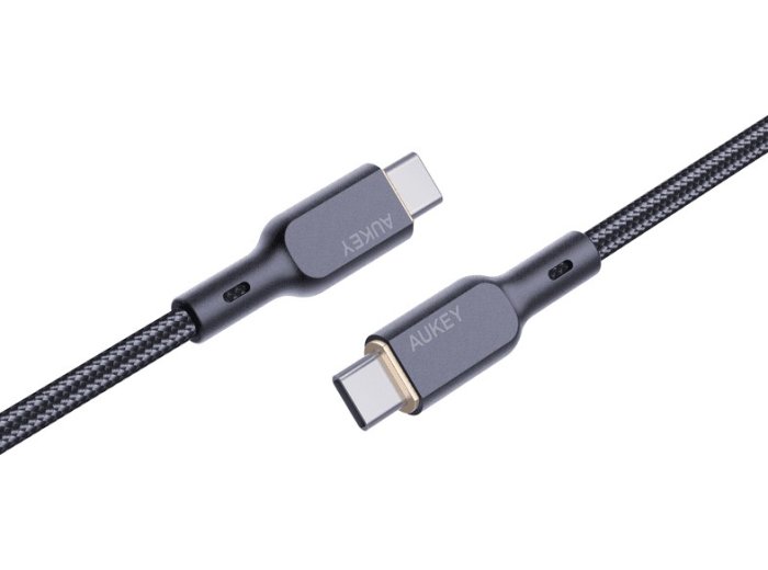CB-KCC101 kabel USB-C - USB-C 1m 100W PD 5A 20V kevlar + nylonowy oplot