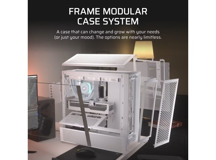 Obudowa FRAME 4000D RS White Mid Tower ATX