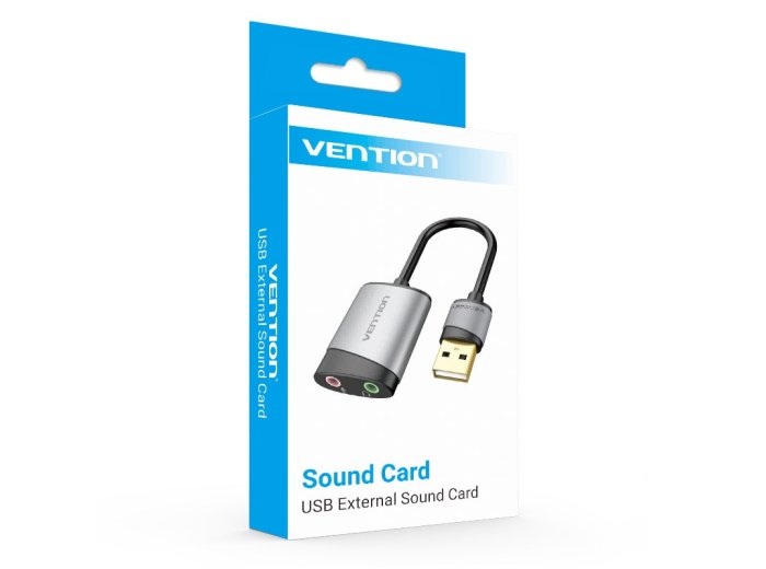 Zewnętrzna karta dźwiękowa USB Vention 0,15m