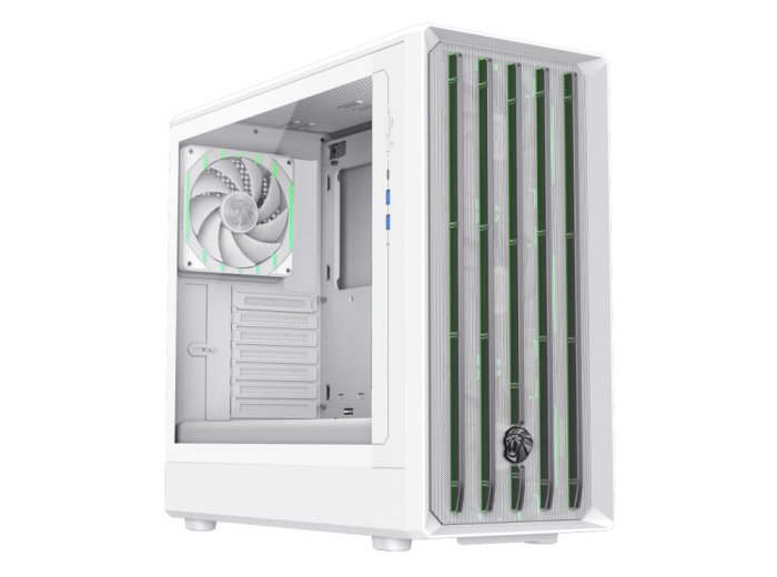 GameMax CLAW 460 WH Midi Tower Biały