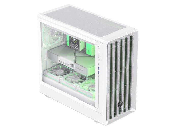 GameMax CLAW 460 WH Midi Tower Biały