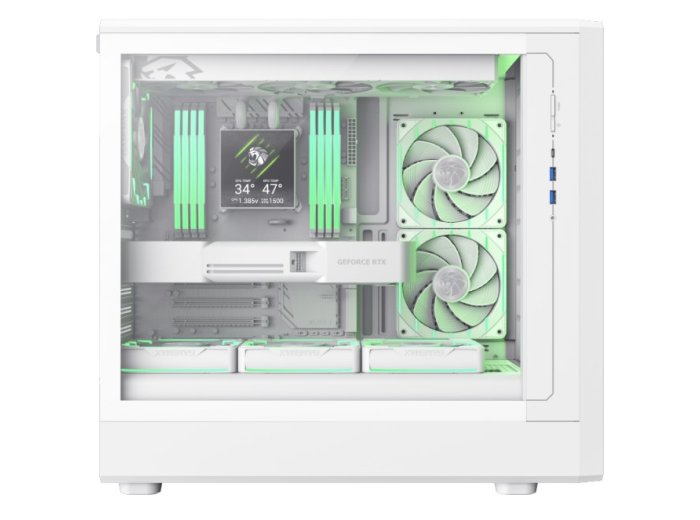 GameMax CLAW 460 WH Midi Tower Biały