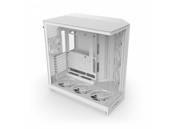 Obudowa H9 FLOW RGB+ Midi tower z oknem biała