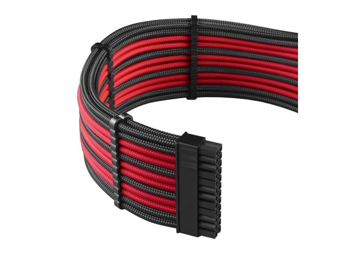 Kable CableMod PRO ZUAD-918 CM-PCSI-FKIT-NKKR-R ModMesh - zestaw do Corsair AXi/HXi/RM (Yellow Label) - black/red