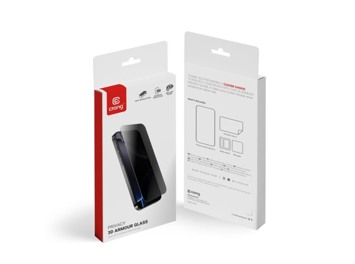Hartowane szkło prywatyzujące Privacy 3D Armour Glass do iPhone Air