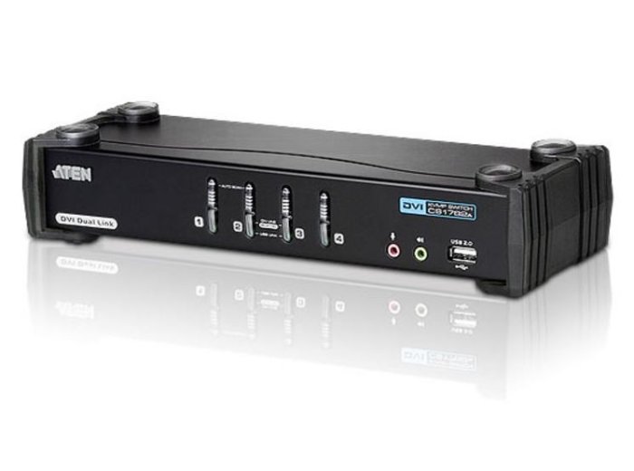 Przełącznik 4-Port USB DVI Dual lin k/Audio KVMP CS1784A
