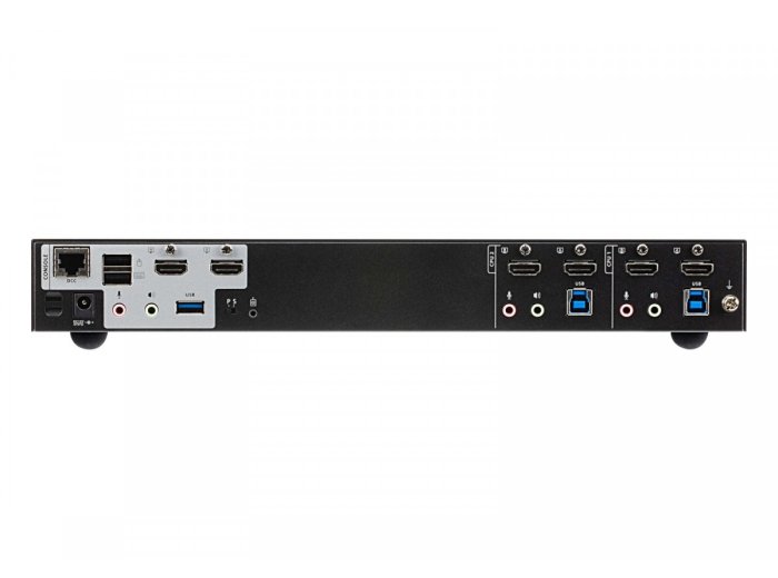 Przełącznik KVMP 2-Port USB3.0 4K HDMI Dual Display