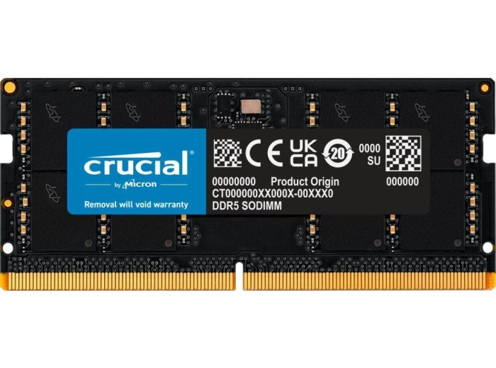 Crucial CT32G48C40S5 moduł pamięci 32 GB 1 x 32 GB DDR5 4800 MHz