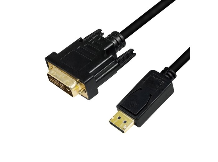 Kabel DisplayPort 1.2 do DVI 2m Czarny