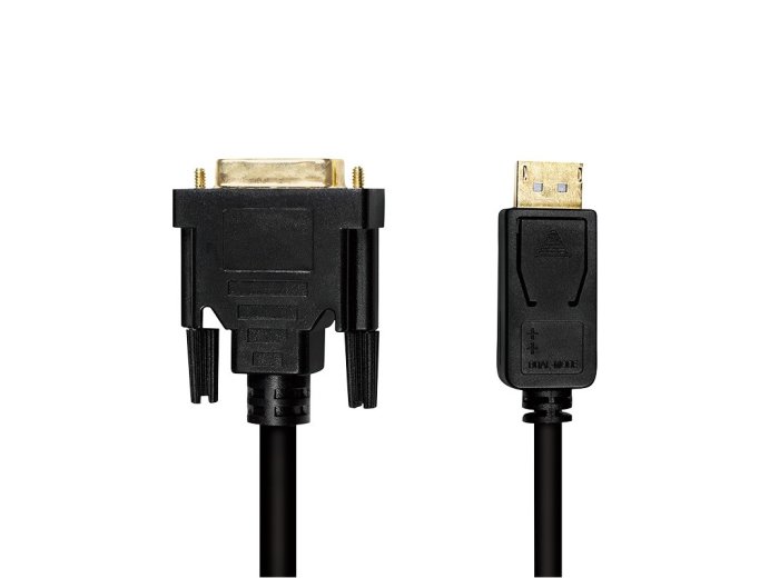 Kabel DisplayPort 1.2 do DVI 2m Czarny
